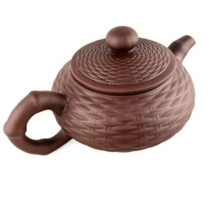 Альтернативний вигляд Чайник з текстурою «Плетіння» 600 мл – глина Цзи Ша