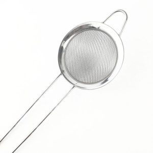 Сито металеве для чаю з довгою ручкою та дрібною сіткою