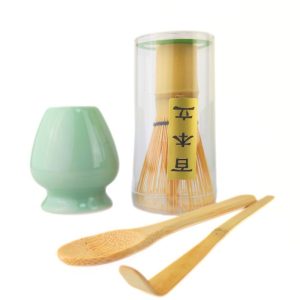 Альтернативний вигляд Набір аксесуарів для японської церемонії матча (Часен, Тясаку, Тримач, Чайна ложка)
