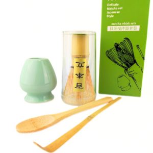 Набір аксесуарів для японської церемонії матча (Часен, Тясаку, Тримач, Чайна ложка)