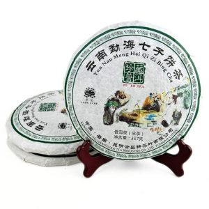 Альтернативний вигляд Шен Пуер "Meng Hai Qi Zi Bing Cha" 357 грам