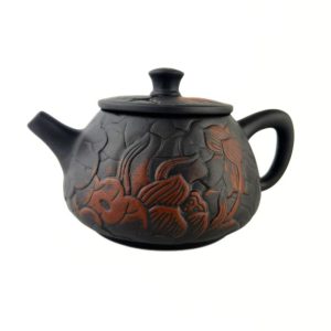 Альтернативний вигляд Чайний набір "Лотос" з темної глини: Чайник та 6 Піал