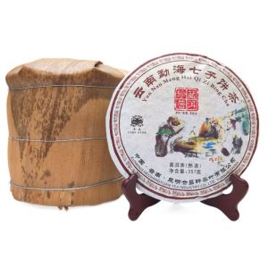 Alternative view of Шу Пуэр Семь Сыновей "Qi Zi Bing Cha" 357 грамм