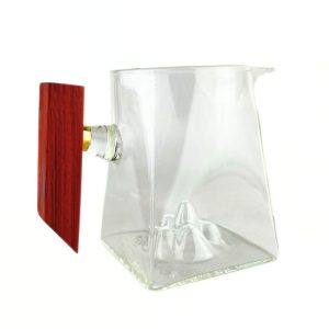 Скляний Чахай з Дерев'яною ручкою 350 мл