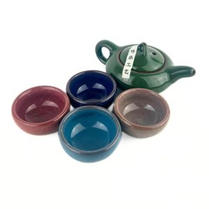 Чайний Набір: Чайник 160 мл + 4 Піали | Для Церемонії | Кераміка