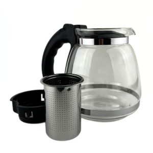 Альтернативний вигляд Заварник скляний жароміцний з ситом 1500 мл