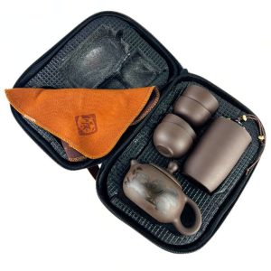 Дорожній набір для чайної церемонії у захисному кейсі (Чайник зі зміною кольору)