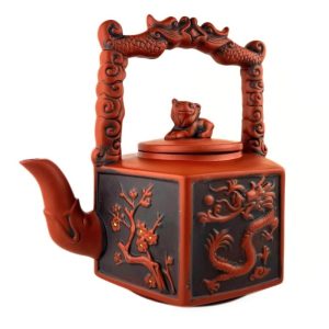Чайник глиняний Шестикутний «Дракон», 2800 мл