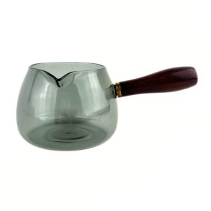 Чахай 450 мл. Тоноване Скло з Дерев'яною Ручкою