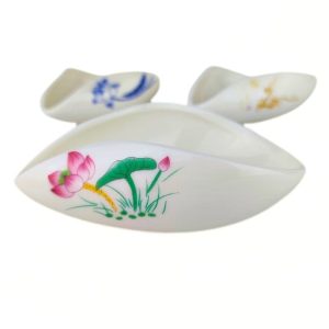 Альтернативний вигляд Чахе - Білий фарфор з малюнком