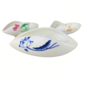 Чахе - Білий фарфор з малюнком