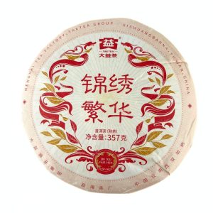 Шу Пуер Да Ї (TAETEA) Jin Xiu Fan Hua 357 грам