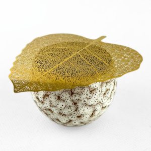 Сито для чаю "Золотий Лист" 10см | Металеве