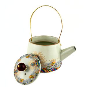 Чайник керамічний заварювальний з орнаментом 175 мл