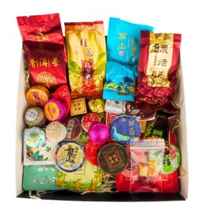 Подарунковий Мега-Бокс Китайського чаю: Пуер, Улун, Білий, Червоний