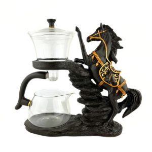 Заварник з магнітом напівавтоматичний скляний "Чорний Кінь"