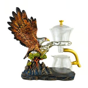 Заварник з магнітом напівавтоматичний скляний "Орел" кольоровий