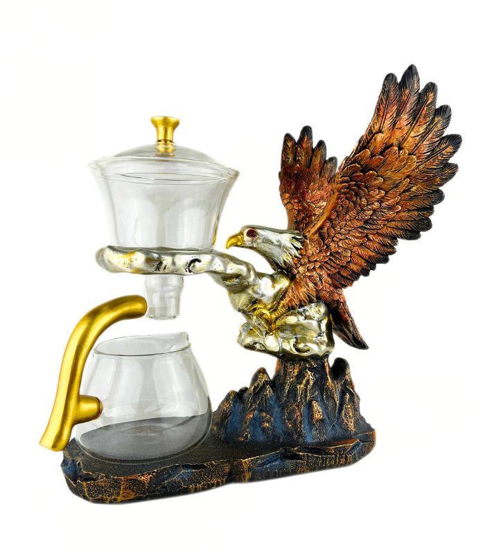 Заварник з магнітом напівавтоматичний скляний "Орел" кольоровий - Зображення 4