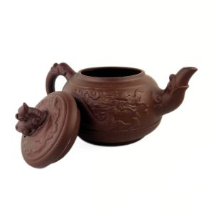 Альтернативний вигляд Чайник для заварювання глиняний "Дракон" коричневий 700 мл