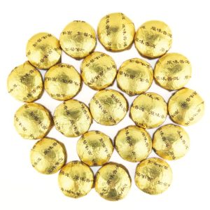 Альтернативний вигляд Шу Пуер Міні Точа у золотій фользі – 5 грам