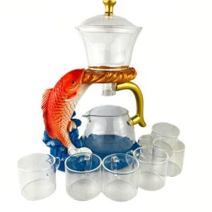 Магнітний заварник для чаю «Короп» скляний з набором 6 піал