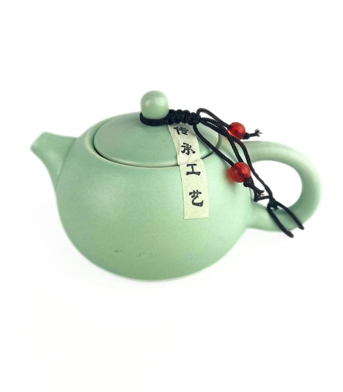 Набір для чайної церемонії Сі Ши дорожній на 4 персони, Бірюзовий колір - Зображення 3