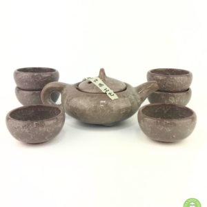 Чайний набір "Колотий лід" Чайник + 6 піал