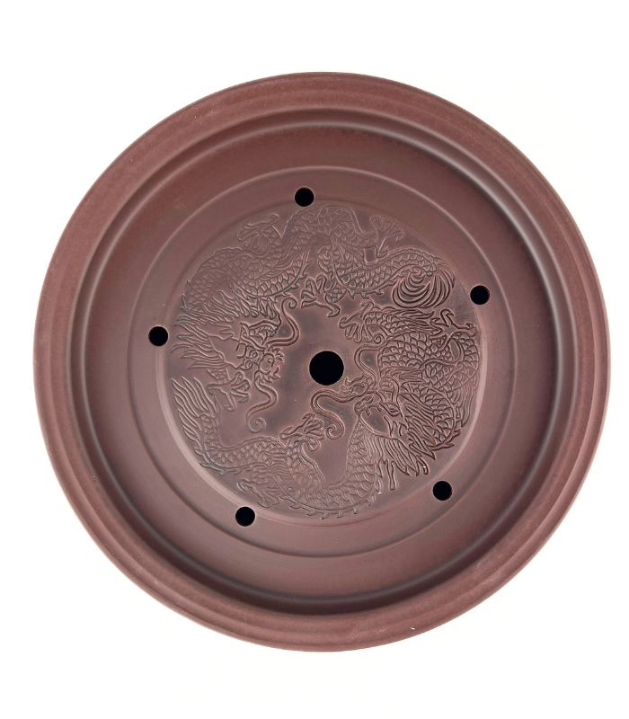 Глиняна чабань з драконом – чайна підставка для гунфу чаювання - Зображення 2