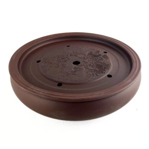 Глиняна чабань з драконом – чайна підставка для гунфу чаювання