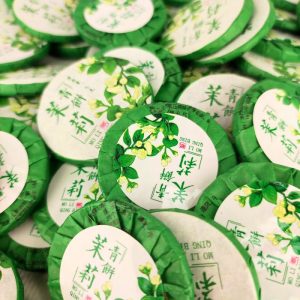 Альтернативний вигляд Зелений чай з Жасмином (Moly Qing Bing) 5 грам