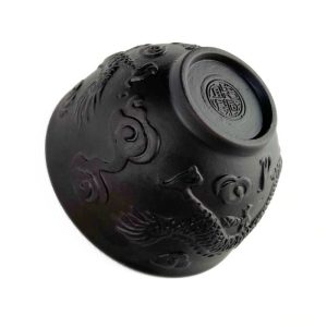 Альтернативний вигляд Глиняна чаша з драконом - Піала 100 мл