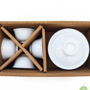 Набір фаянс гайвань 100мл + 4 піали 25мл